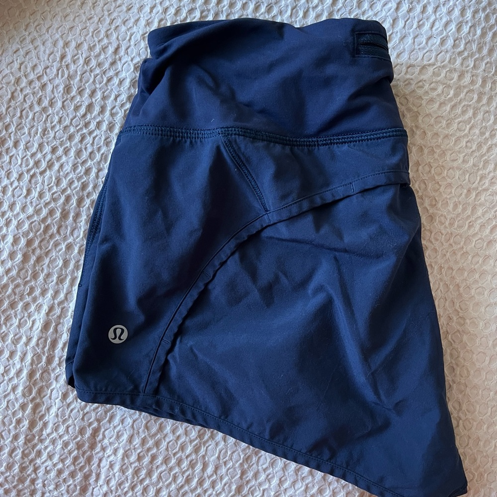 Navy Blue lululemon shorts size 6